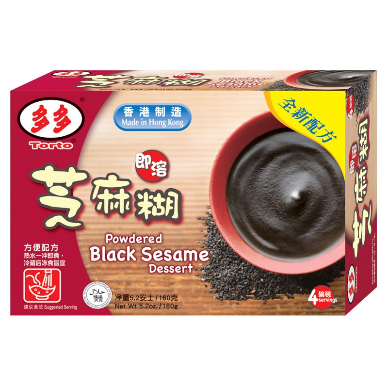 【天猫超市】香港制造 Torto/多多  即溶芝麻糊160g 盒装零食