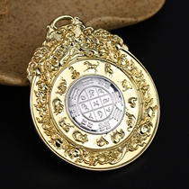 Tibetan Manjushri 12 zodiac zodiac Nine Palace Bagua Natal Buddha brand brass red copper pendant hanging block brake waist hanging boutique