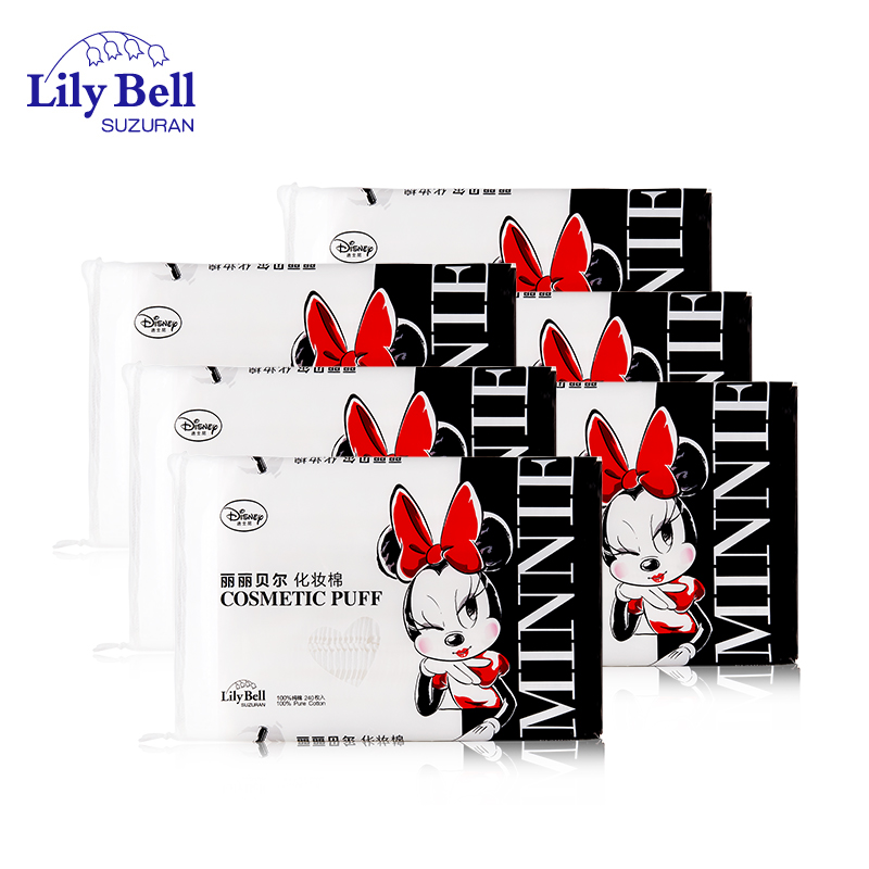 【11-11抢先预定】Lily Bell/迪士尼化妆棉240枚6套装