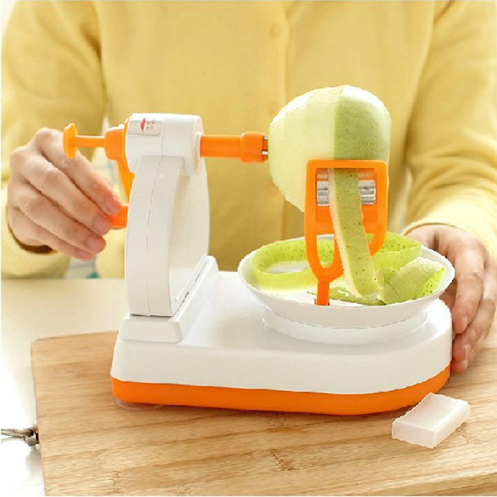 Apple fruit peeling new semi-automatic hand rocking fruit peeler fruit peeler peeling machine