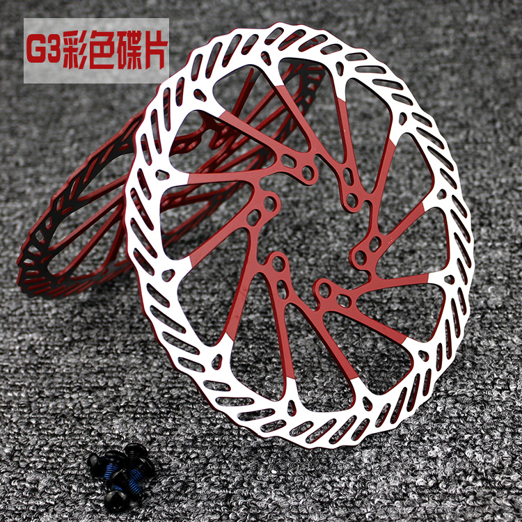 Bicycle disc brake disc mountain bike disc brake disc 160mm6 inch bicycle disc cassette disc brake disc with screws