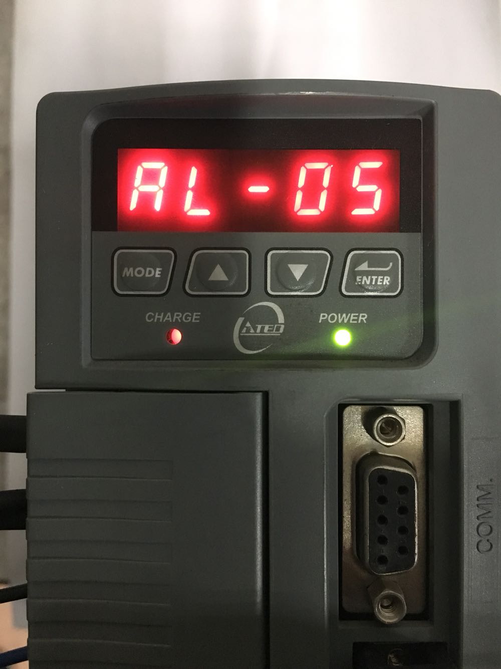 Repair servo drive TECO TSTK Alarm code AL01 AL04 AL05 AL15