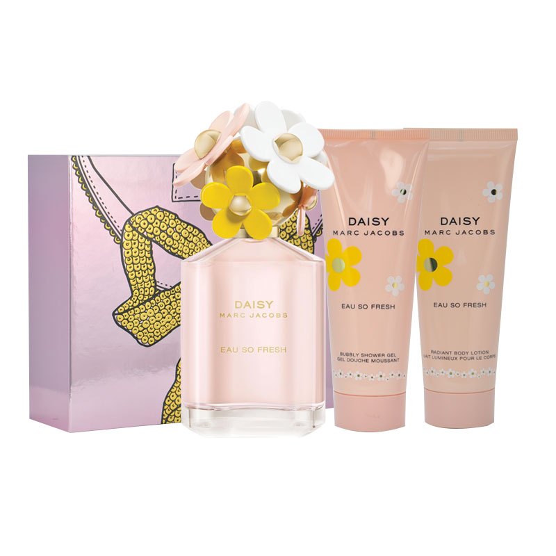 Marc JacobsDaisy Eau So Fresh雏菊花语女士香水3件套装