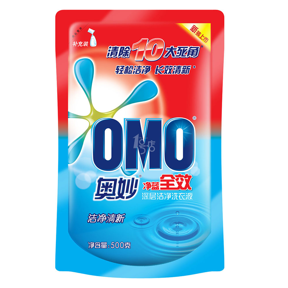 OMO 奥妙 净蓝洗衣液 补充装 500g