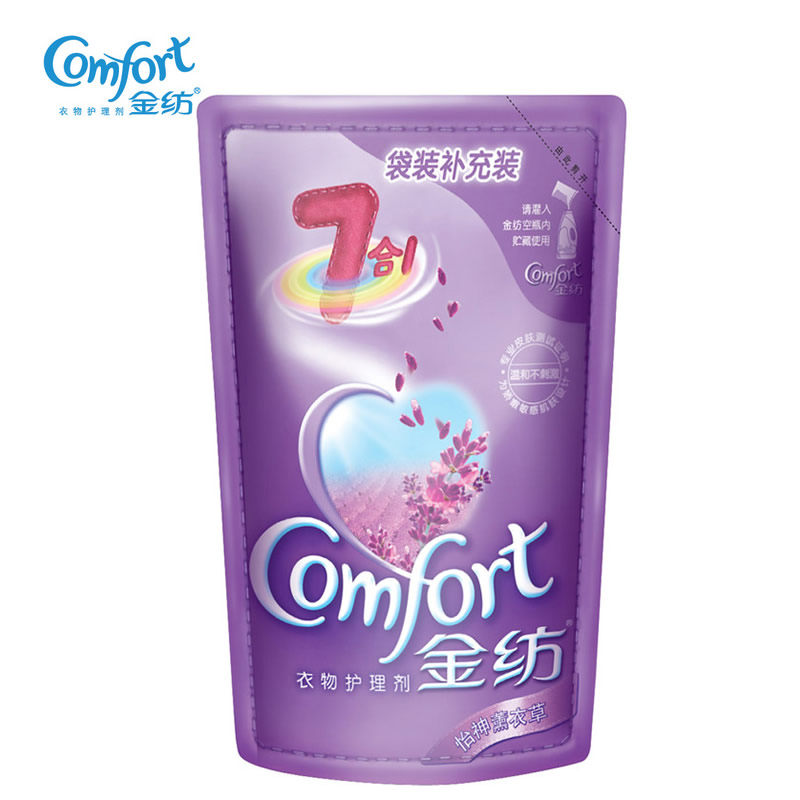 Comfort/金纺衣物护理剂怡神薰衣草0.5L袋装补充装 衣物柔顺