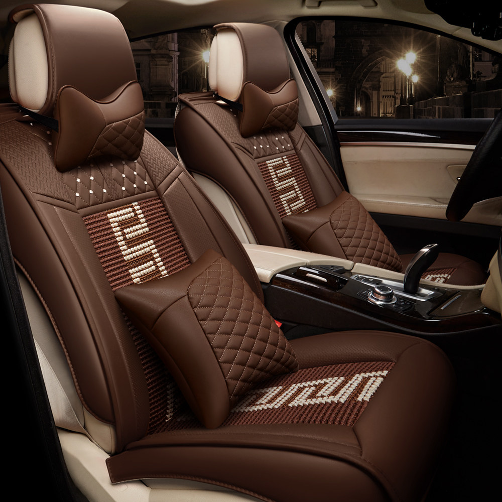 汽车坐垫适用大众朗逸宝来速腾途观帕萨特迈腾四季通用座垫全包