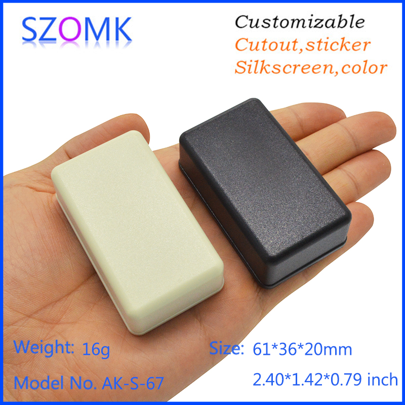61 *36 * 20 standard plastic meter housing handheld grip housing security industrial controller housing S67