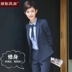 2020 mùa xuân dress New Professional ăn mặc Version Hàn Quốc nhỏ phù hợp với áo khoác nữ cơ khí dài tay màu đen một hạt khóa phù hợp 