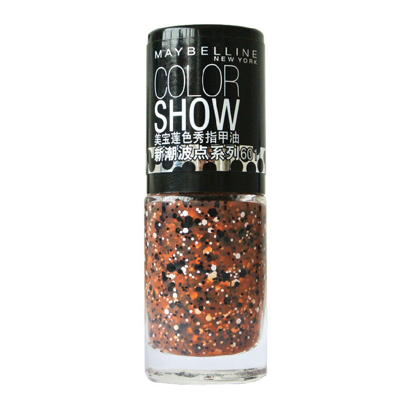包邮美潮美宝莲色秀指甲油新潮波点套装裸色亮片糖果色美甲彩妆