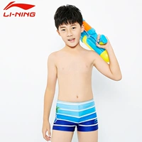 Li Ning Áo tắm cho trẻ em Quần boxer Quần bơi cho bé trai Đồ bơi bé gái Đồ bơi đi biển Quần short cho học sinh áo tắm trẻ con