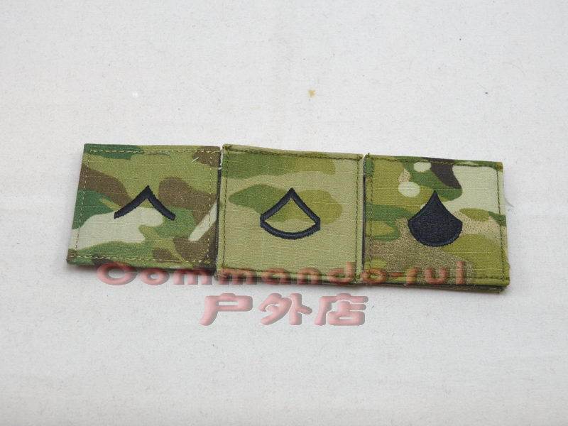 United States USARMY Multicam OCP Military rank Rank Badge Chest Badge Soldier Level Magic Sticker 