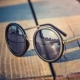 B7 Street shot châu Âu và Hoa Kỳ retro kính râm tròn lớn nữ kính râm ngôi sao lớn khung hoàng tử kính nam kính