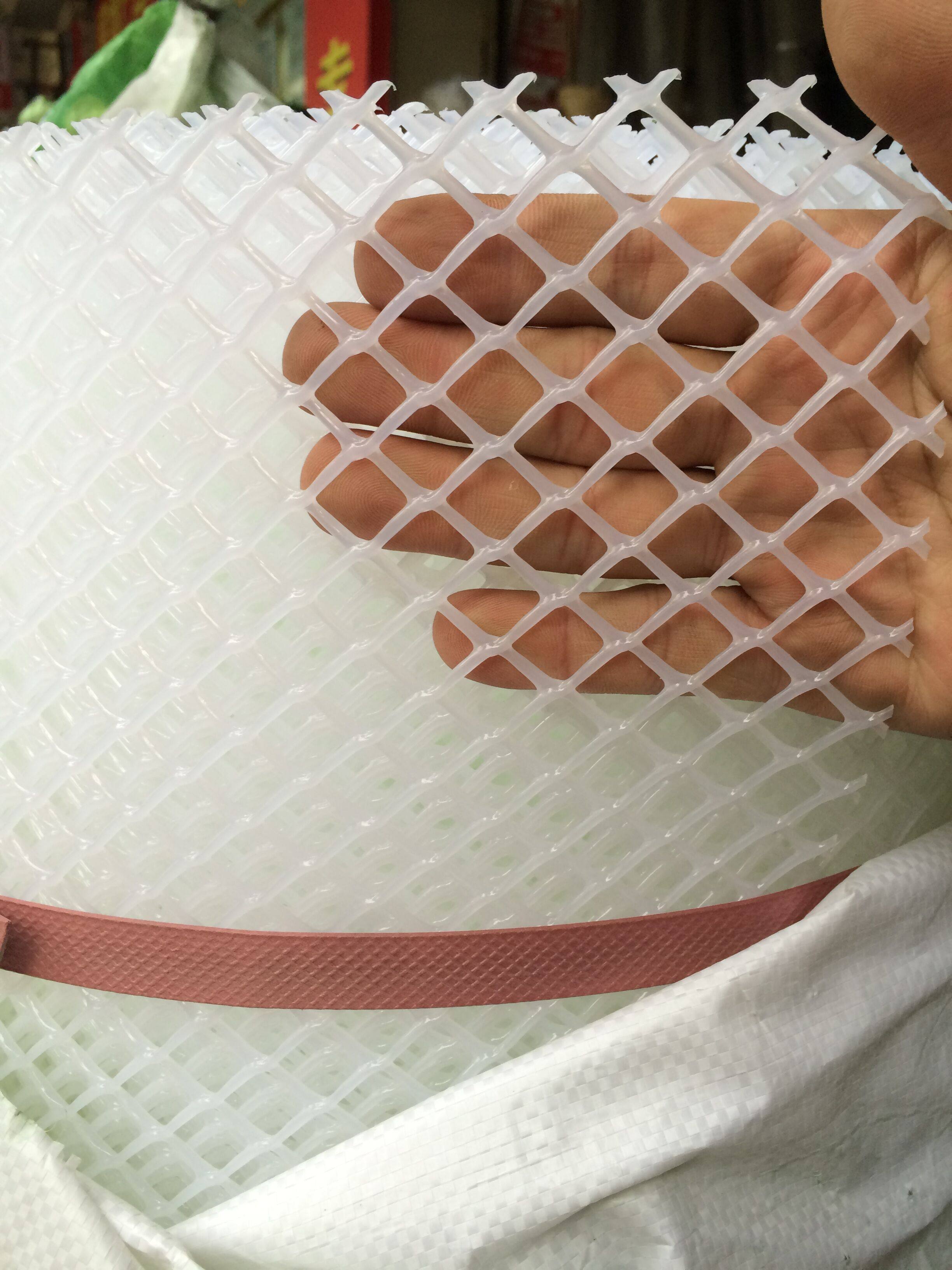 1 meter high thickened 15 cm hole white plastic mesh chicken and duck mesh fence fence isolation net Balcony protection