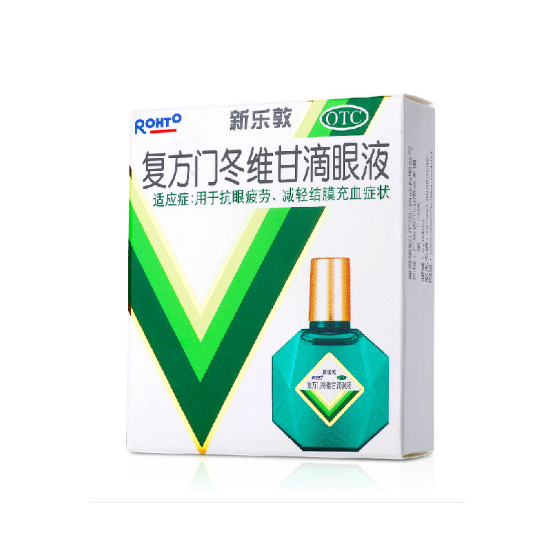 曼秀雷敦 新乐敦 眼药水 滴眼液 13ml 眼干 缓解视疲劳 去红血丝