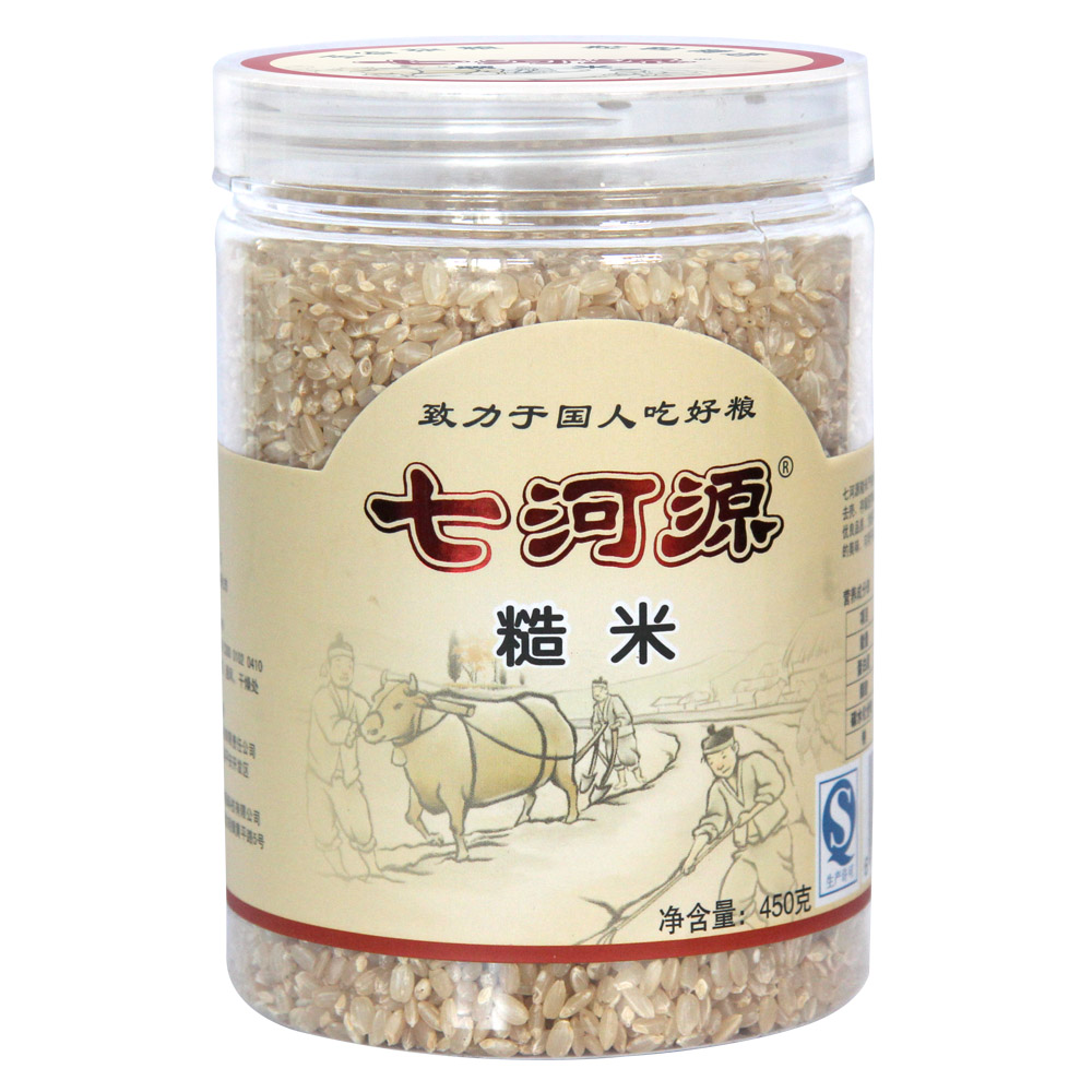 【天猫超市】七河源糙米450g/罐 五谷杂粮 玄米 东北大米