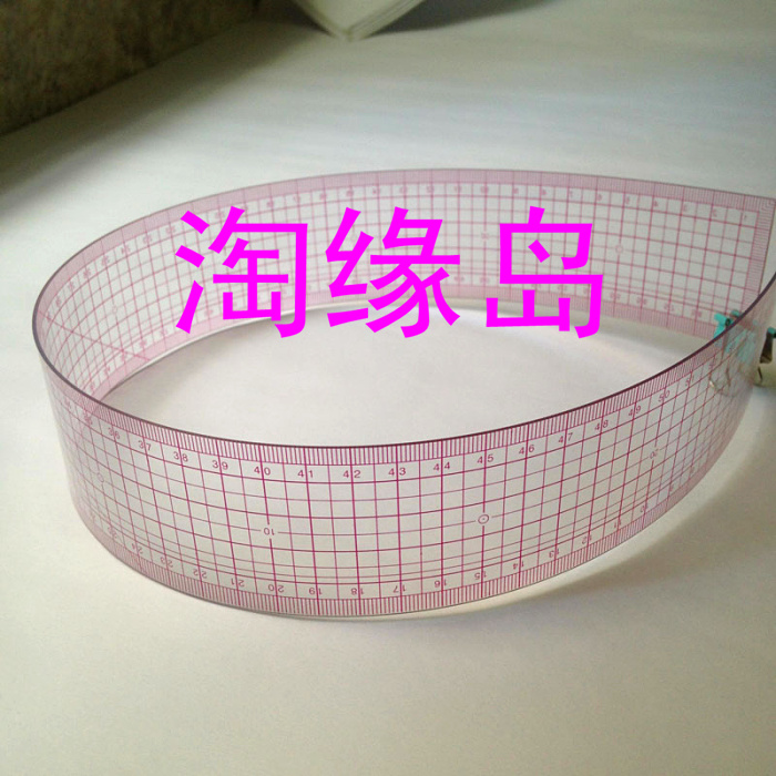 Butterfly release size ruler angle ruler 60cm dress design angle ruler