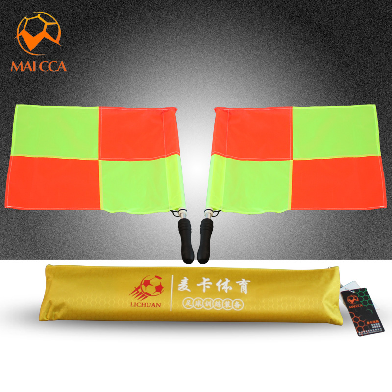 MAICCA Football Horn Flag Cutting Flag Patrol Flag Assistant Referee Flag Hand Flag Signal Flag Referee Flag Referee Special Flag