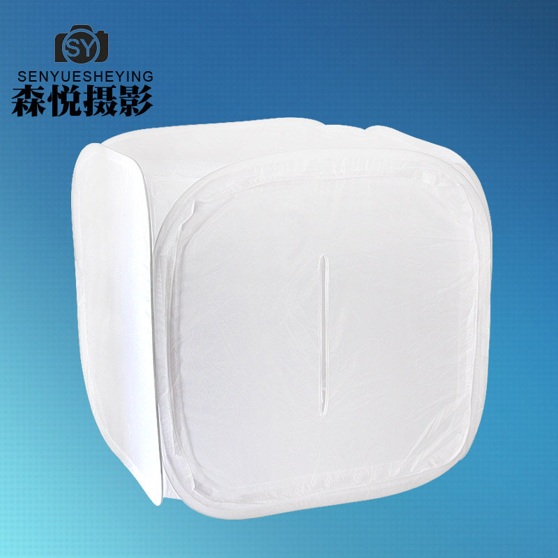 Round shed 80cm photography light studio light studio soft light booth soft box to send four colors flocked background cloth