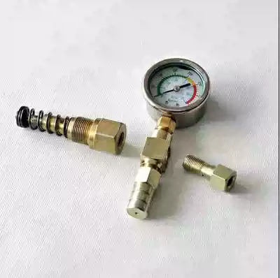 Oil injection plug electric grease pump plunger pair electric cream pump oil outlet with pressure gauge oil supply valve assembly pump core