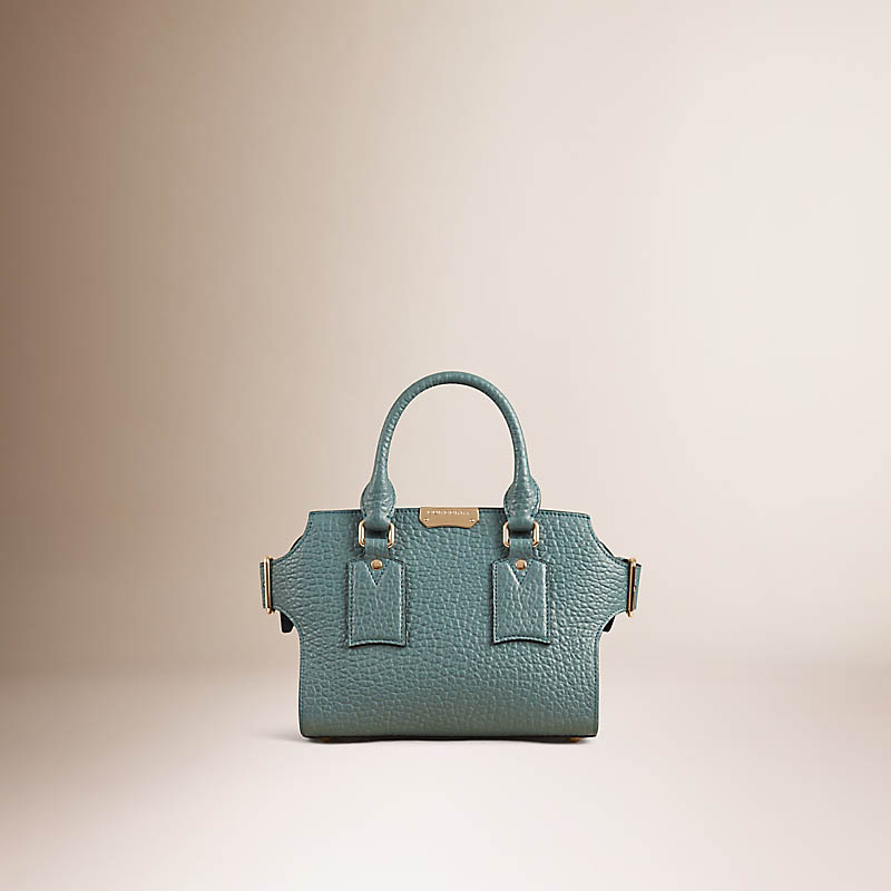 BURBERRY/博柏利 小号典藏粒面皮革克丽芙顿手袋 40122901