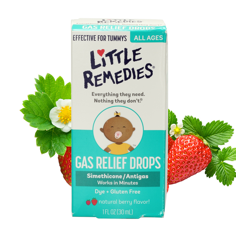 美国Little tummys宝宝肠胃胀气婴儿 西甲硅油缓和滴剂30ml