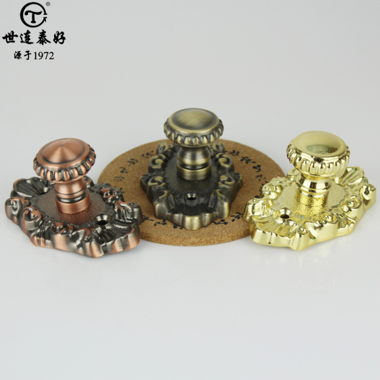 Shilingtai good copper European closet door handle invisible door clothes full copper cabinet door copper handle gold light luxury