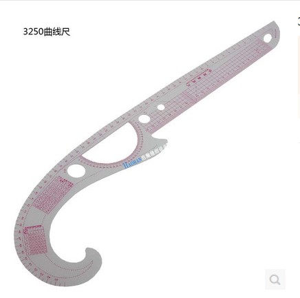 3250 cutting ruler multifunctional curve ruler cutting bed model ruler clothing armhole neckline design