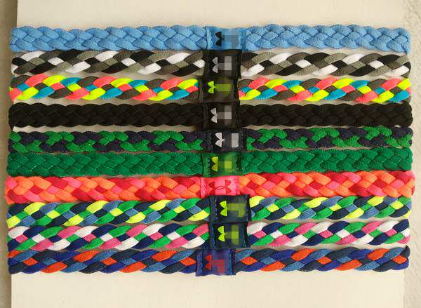 Export American Sports Fitness Running Yoga Hair Tasked Headtowel Head Strap Weaving Sweat and Sweat Bench Handtape