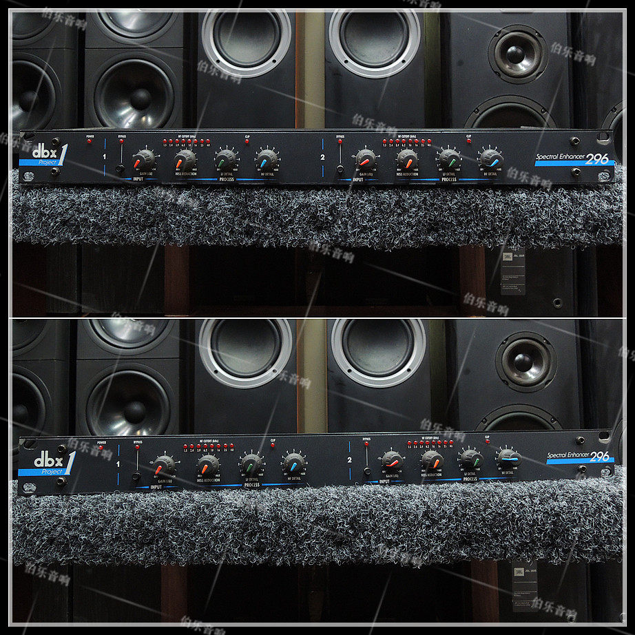 Original American DBX 296 second-hand imported professional stage performance conference stereo dual-channel exciter