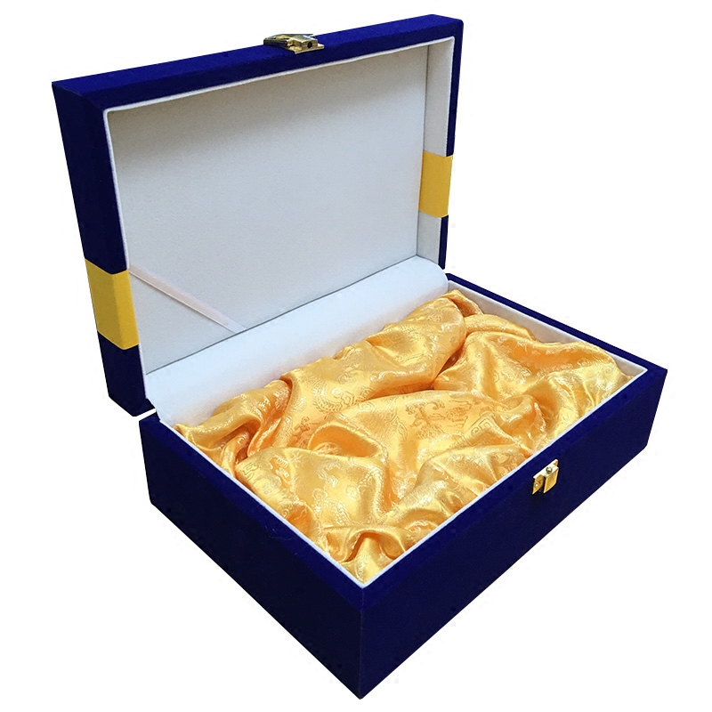 The new large JinHe China play with gift box customized business sapphire blue gift box
