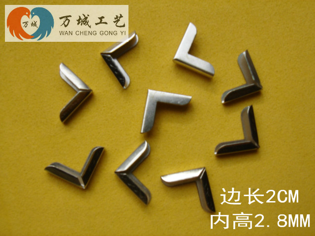Comic Book Recipes Cover Corner Metal Wrap Corner Gold Bullion Two Color Metal Small Iron Corner Book Seal Edge Buttoning Corner