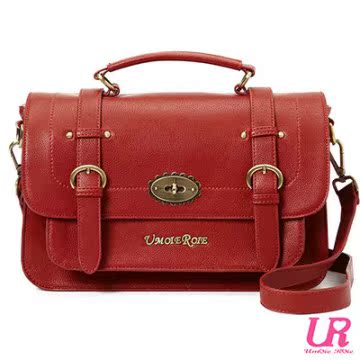 Umoie Roie  小牛津双垂带转锁学院包台湾官网直邮进口