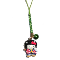 Japanese SanrioHello Kitty Kabuki series mobile phone rope bag pendant (Er Lei also)