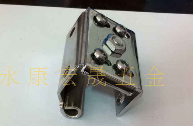Supply R type anti-theft door fire door 5-7 cm galvanized chrome plated concealed hinge hinge