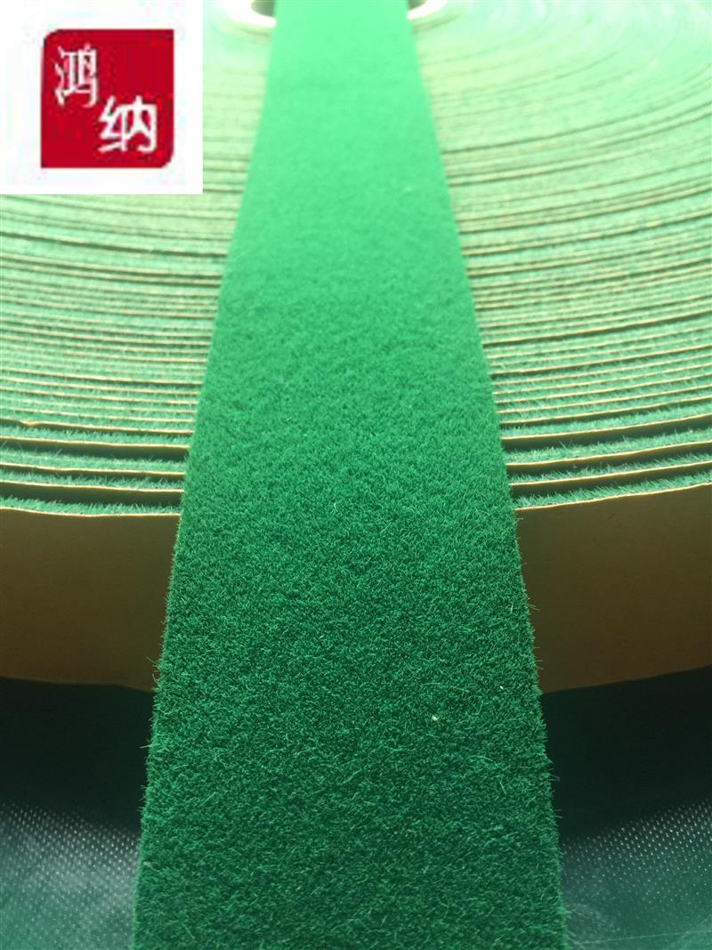 High quality back glue anti-slip green wool cloth jacket back glue roller with roller green wool green velvet anti-slip belt