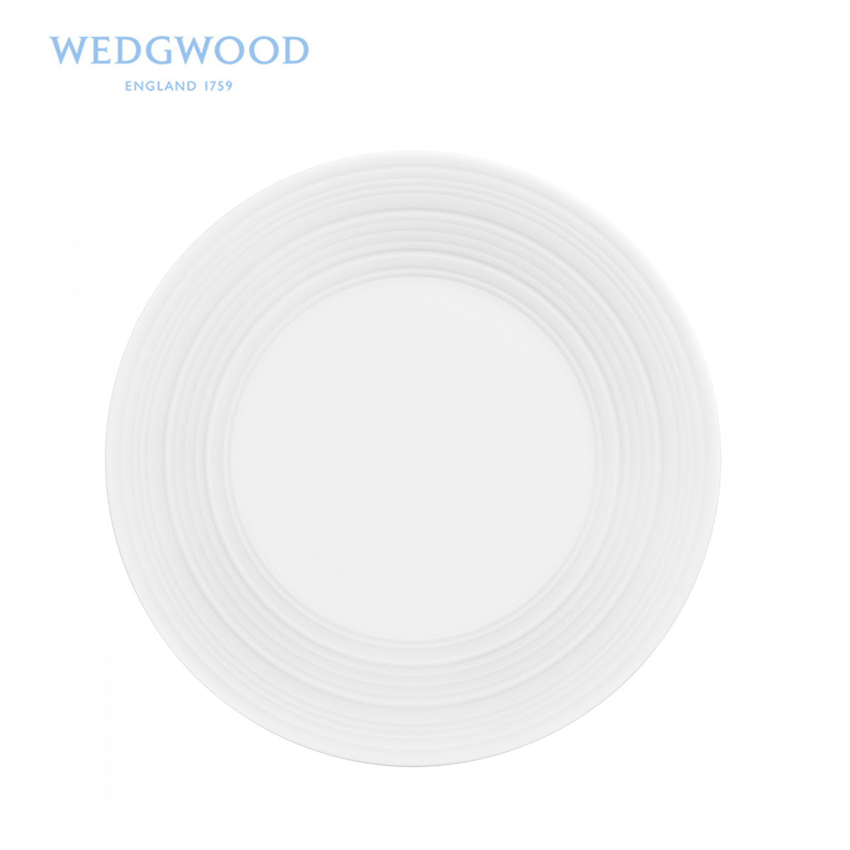 Wedgwood Jasper Conran White 18/23/27 cm embossed flat European - style ipads porcelain tableware