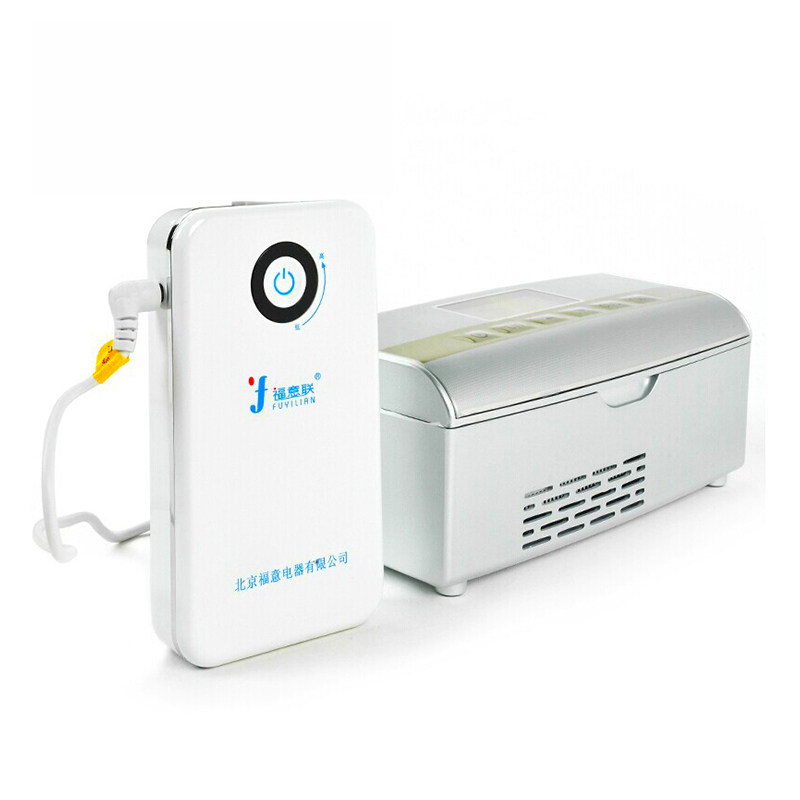 福意联 胰岛素冷藏盒 豪华款 便携式药品冷藏盒移动小冰箱药箱amc