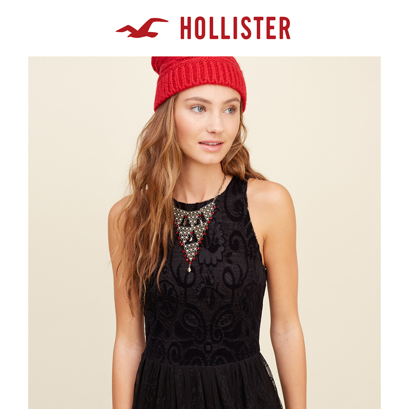 Hollister混蕾丝溜冰连衣裙 女 104224