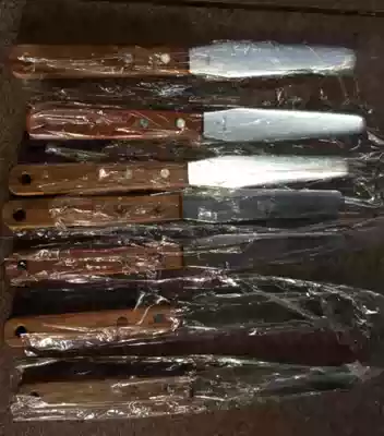 Screen printing ink blending knife 4 inch oil blending knife Color Sample knife stainless steel oil blending knife scraper screen printing pad printing consumables