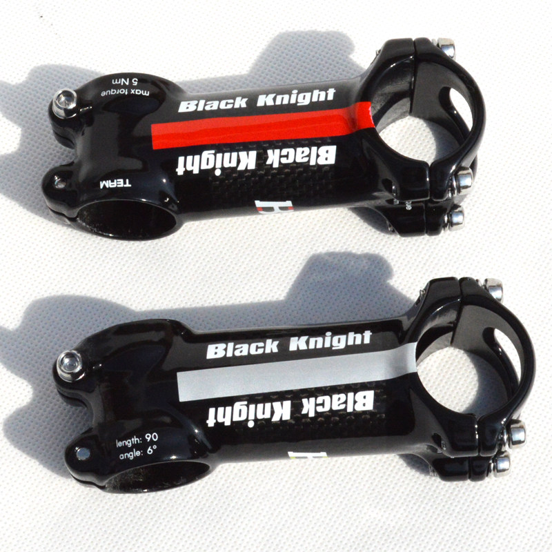 New Black Knight aluminum alloy carbon fiber mountain bike knife dead - fly short tube 31 8mm