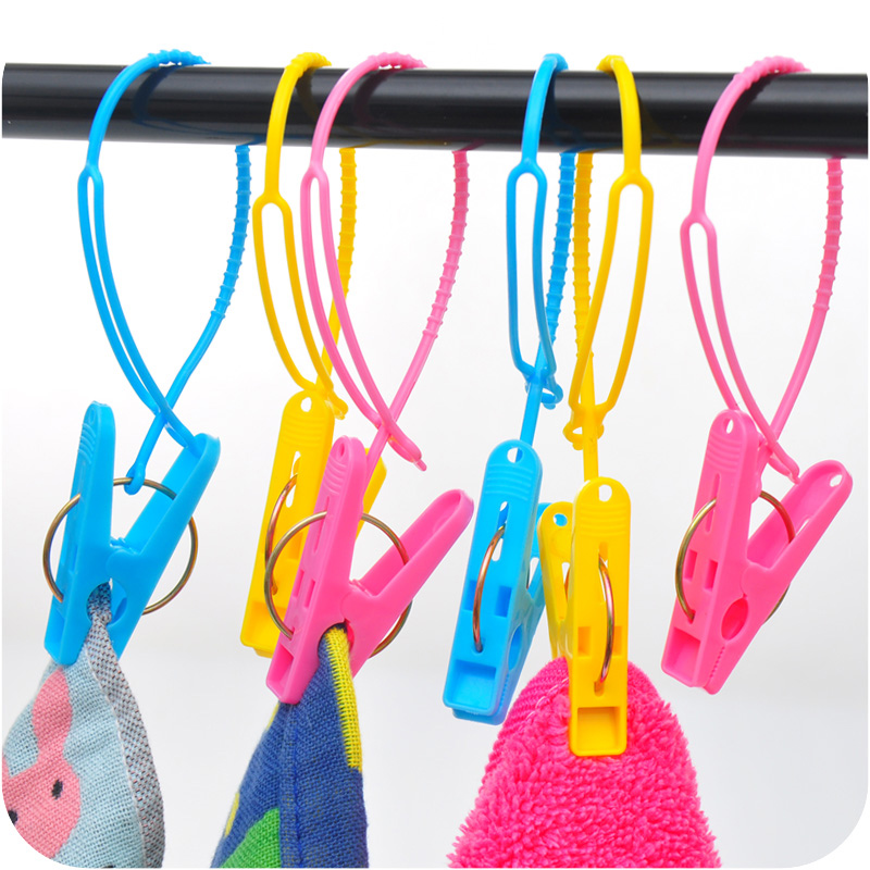 Soband Clothing Clip Windproof Sunburn Clips Travel Plastic Clips Clothespin Casual Catch 12 Only Fit