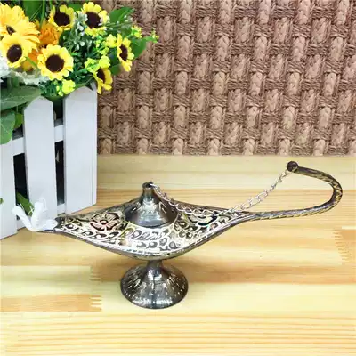 Pakistani handicrafts, bronze, bronze carvings, Aladdin's lamp, safety and wealth gifts, factory direct sales, BT602