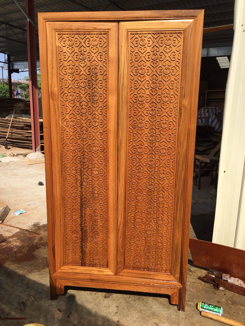 Myanmar Teak Furniture Wardrobe