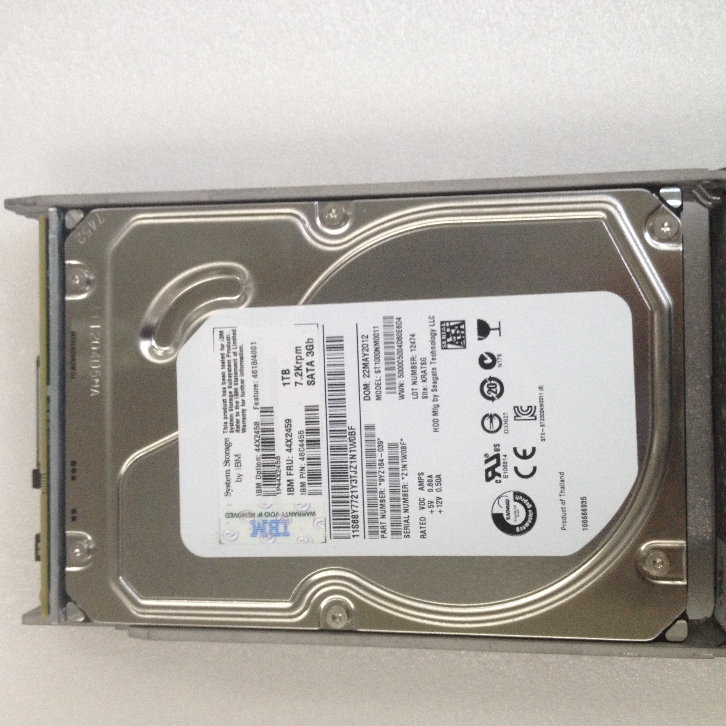 IBM 4618 1T 7 2K SATA-FC 44X2458 44X2459 for DS4700 DS5020