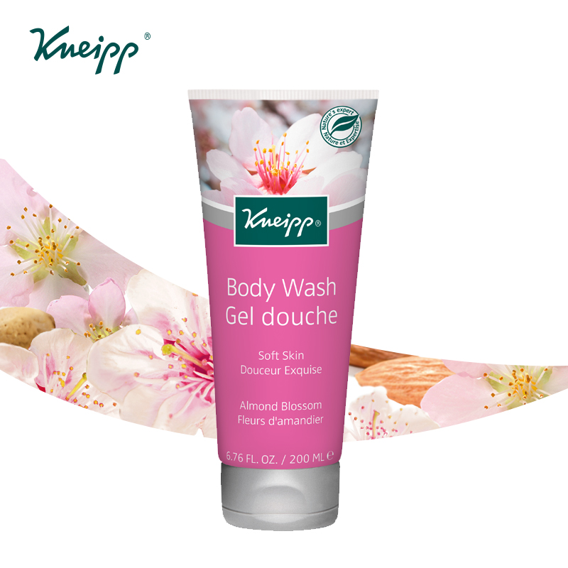 KNEIPP 克奈圃杏花精油香氛沐浴露200ml德国进口冬季温和滋润淋浴