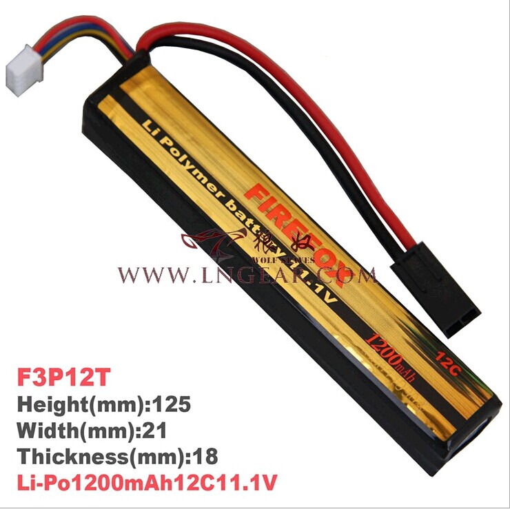 Firefox FireFox 1200mAh 11 1V 12c Model Power Lithium Polymer Battery