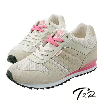 台湾官网直邮进口【T2R】玩色系列内增高休闲运动鞋女鞋 ↑8cm 卡