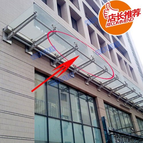 Manufacturer direct rain shed steel beam matching with iron pipe length customizable