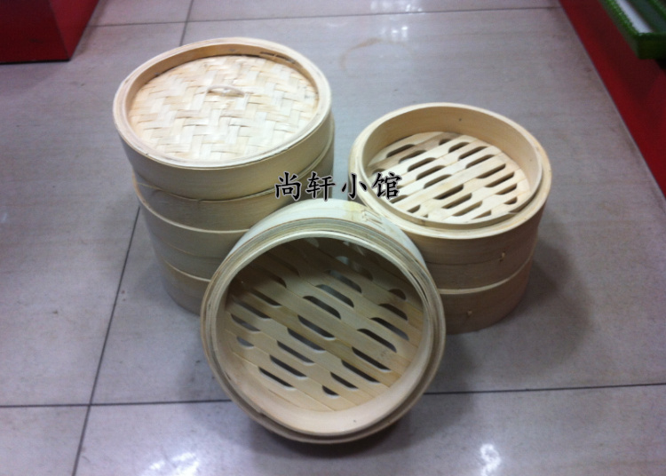 Household Steamer Bamboo Steamer Xiaolongbao Deepened Bamboo Steamer Bamboo Drawer Steamer Steamer Pure Handmade
