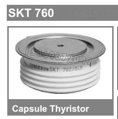 Cimencon SEMIKRON thyristor Semiconductor control rectifier SKT760 16E 16E 12E 18E 18E 22E 22E 22E